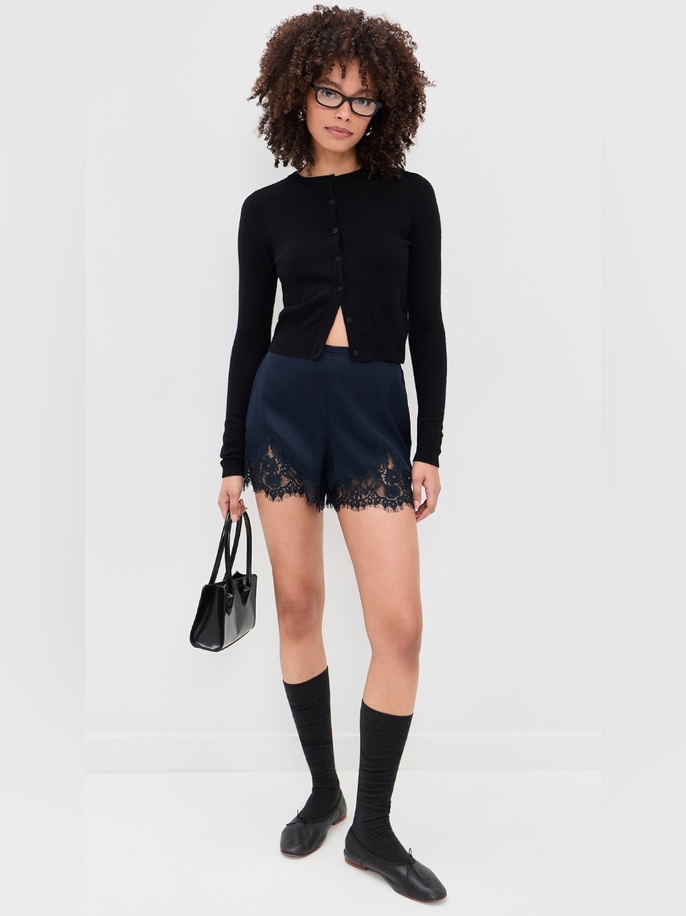 Reformation Fern Satin Shorts